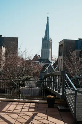 Zicht op toren Martini kerk in Doesburg